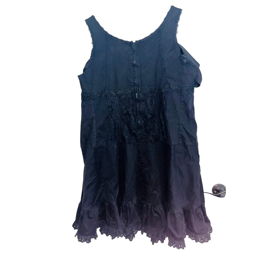 Tripp NYC Women's Steampunk Lace Bodice Dress Cold Shoulder Black Size xl - Picture 2 of 9